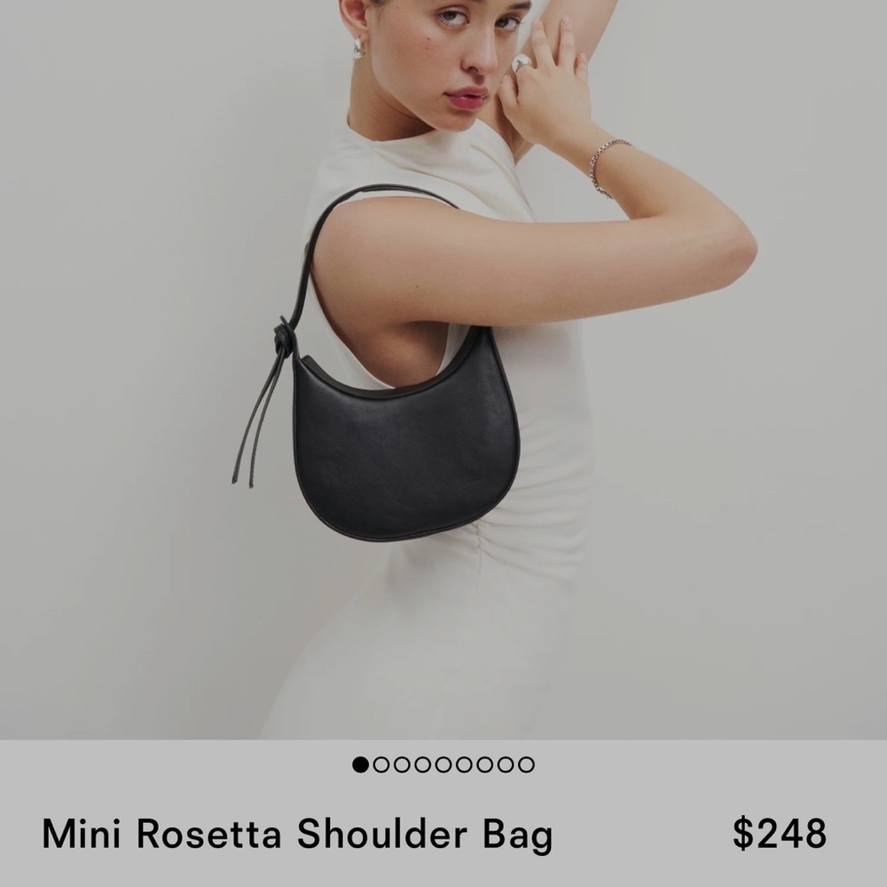 Reformation Mini Rosetta Shoulder Bag